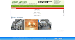 Desktop Screenshot of gibson-opticians.co.uk